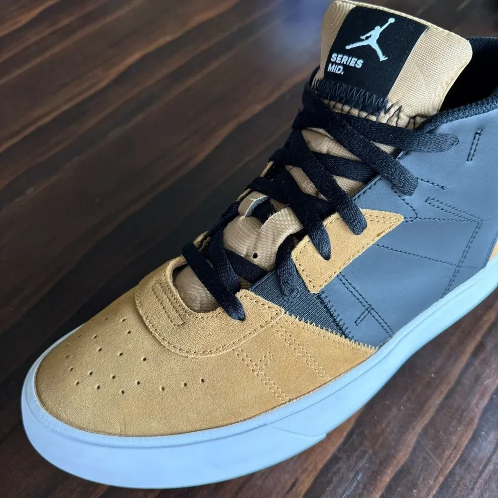 Nike Jordan Series.03 Mid Black/White-Elemental Gold Size 11 DA8026 017